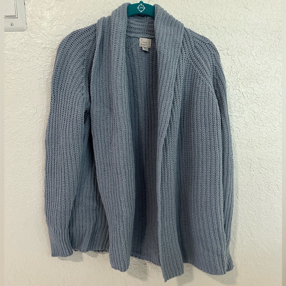 Blue Cardigan
